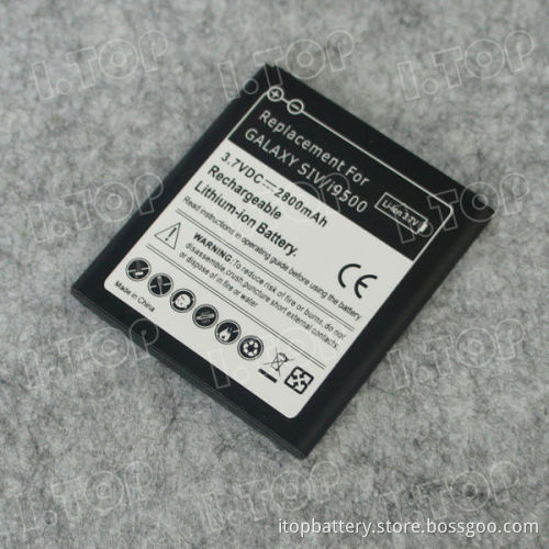 Factory Price 2800mAh Galaxy S4 Battery For Samsung i9500